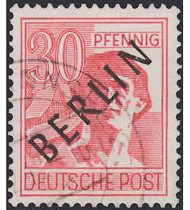 Berlin Nr. 11 gestempelt 30 Pfg. - Schwarzaufdruck