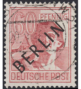 Berlin Nr. 14 gestempelt 60 Pfg. - Schwarzaufdruck