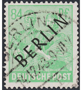 Berlin Nr. 16 gestempelt 84 Pfg. - Schwarzaufdruck geprft