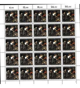 BRD Nr. 1303 postfrisch Bogen Weihnachten 1986
