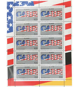 BRD Bund Nr. 1829 postfrisch ** Kleinbogen 50 Jahre CARE 1995