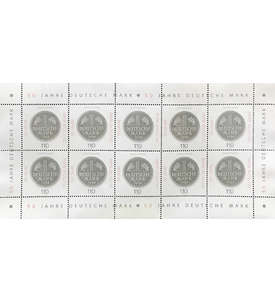BRD Bund Nr. 1996 postfrisch ** Kleinbogen 50 Jahre Deutsche Mark 1998