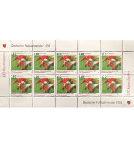 BRD Bund Nr. 2010 postfrisch ** Kleinbogen 1. FC Kaiserslautern 1998