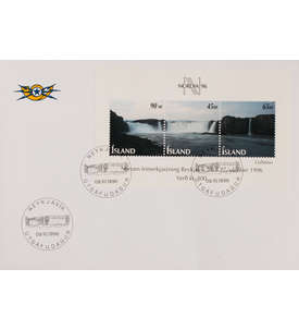 Island Block 19 Ersttagsbrief Tag der Marke/NORDIA 1996
