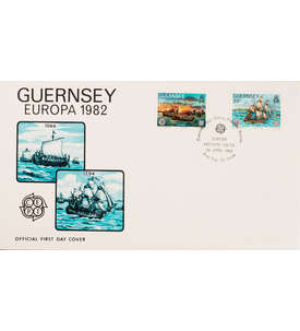 Guernsey Nr. 246-247 FDC Ersttagsbrief Europa CEPT 1982