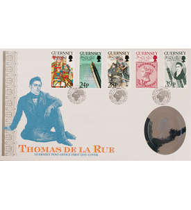 Guernsey Nr. 617-621 FDC Ersttagsbrief Thomas De La Rue