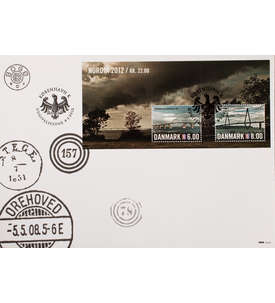 Dnemark Block 46 Ersttagsbrief Briefmarkenausstellung NORDIA 2012