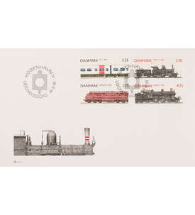 Dnemark Nr. 996-999 Ersttagsbrief Lokomotiven