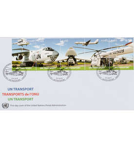 UNO Wien Nr. 678-682 FDC Ersttagsbrief Flugzeuge
