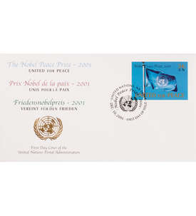 UNO New York Nr. 888 FDC Ersttagsbrief Friedensnobelpreis/Kofi Annan