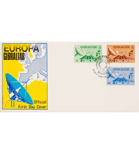 Gibraltar Nr. 392-394 FDC Ersttagsbrief Europa CEPT 1979
