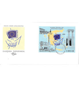 Griechenland Block 11 FDC Ersttagsbrief Europa