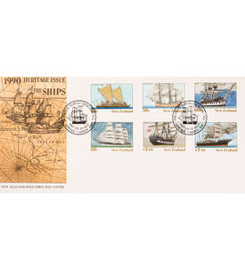 Neuseeland Nr. 1105-1110 FDC Ersttagsbrief Schiffe