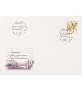 Schweiz Nr. 1390 FDC Ersttagsbrief Postreiter Pferd