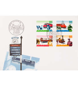 Schweiz Nr. 1601-1604 FDC Ersttagsbrief Eisenbahn