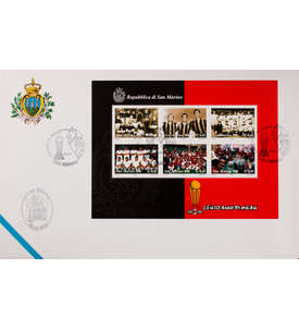 San Marino Block 25 FDC Ersttagsbrief AC Mailand Fuball