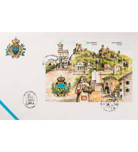 San Marino Block 31 FDC Ersttagsbrief Tourismus