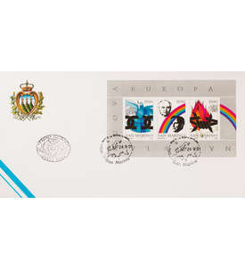 San Marino Block 14 FDC Ersttagsbrief Europa