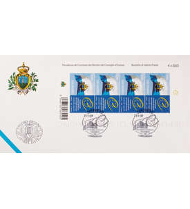 San Marino Nr. 2285 KB FDC Ersttagsbrief Europa Kleinbogen