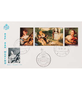 San Marino Nr. 959-961 FDC Ersttagsbrief Tiepolo Kunst