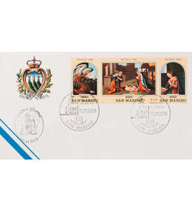 San Marino Nr. 1427-1429 FDC Ersttagsbrief Weihnachten