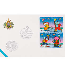 San Marino Nr. 82006-2009 FDC Ersttagsbrief Olympia 2002