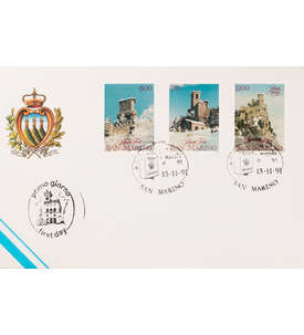 San Marino Nr. 1488-1490 FDC Ersttagsbrief Weihnachten