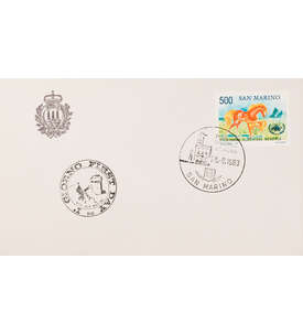 San Marino Nr. 1287 FDC Ersttagsbrief Pferd