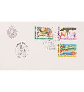 San Marino Nr. 1409-1411 FDC Ersttagsbrief Gemlde