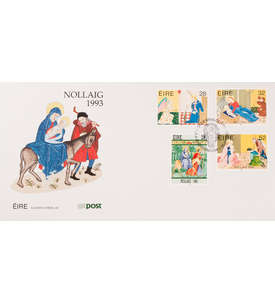 Irland Nr. 839-842 FDC Ersttagsbrief Weihnachten