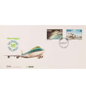 Irland Nr. 594-595 FDC Ersttagsbrief Flugzeuge