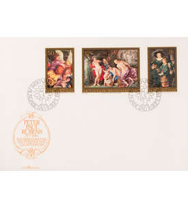 Liechtenstein Nr. 655-657 FDC Ersttagsbrief Rubens Gemlde