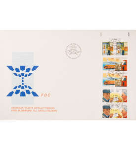 Finnland Nr. 1039-1043 FDC Ersttagsbrief Postdienst Heftchen-Blatt 21
