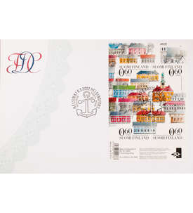 Finnland Block 29 FDC Ersttagsbrief Rauma Weltkulturerbe