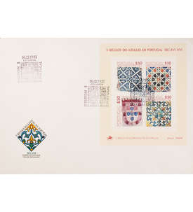 Portugal Block 33 FDC Ersttagsbrief Azulejos