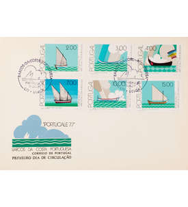 Portugal Nr. 1378-1383 FDC Ersttagsbrief Briefmarkenausstellung Schiffe