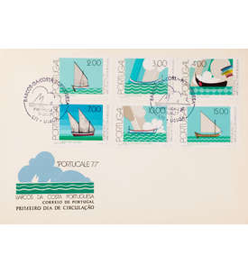 Portugal Nr. 1378-1383 FDC Ersttagsbrief Briefmarkenausstellung Schiffe