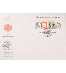 Monaco Block 56 FDC Ersttagsbrief Marke auf Marke