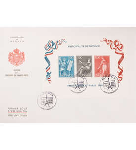  Monaco Block 45 FDC Ersttagsbrief Briefmarkenausstellung