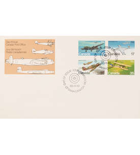 Kanada Nr. 784-787 FDC Ersttagsbrief Flugzeuge