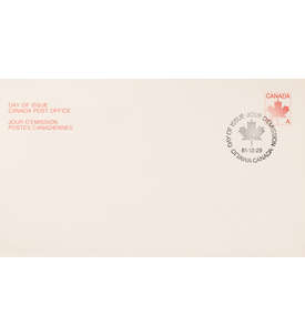  Kanada Nr. 818 FDC Ersttagsbrief Ahornblatt