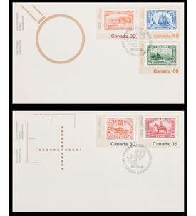  Kanada Nr. 822-8267 FDC Ersttagsbrief Briefmarkenausstellung Marke auf Marke