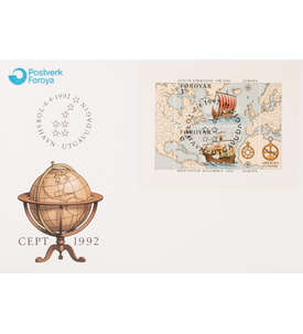 Frer Block 5 FDC Ersttagsbrief Europa CEPT 1992 Schiffe