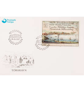  Frer Block 3 FDC Ersttagsbrief Briefmarkenausstellung Schiffe