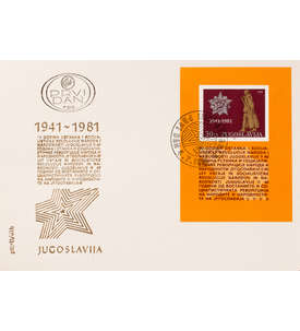 Jugoslawien Block 19 FDC Ersttagsbrief Tito