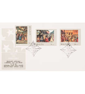 Malta Nr. 713-715 FDC Ersttagsbrief Weihnachten