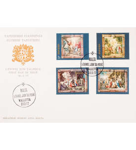 Malta Nr. 546-549 FDC Ersttagsbrief Kunst Wandteppich Rubens