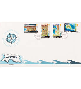 Jersey Nr. 278-281 FDC Ersttagsbrief Europa CEPT 1981