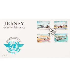 Jersey Nr. 330-333 FDC Ersttagsbrief Flugzeuge