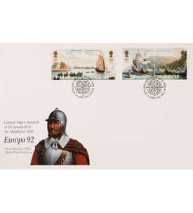 Insel Man Nr. 503-506 FDC Ersttagsbrief Europa CEPT 1992 Schiffe